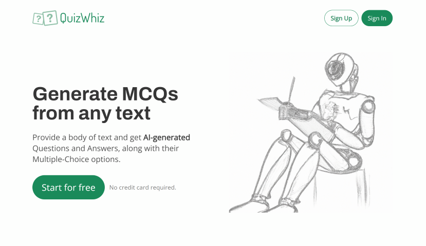 QuizWhiz - AI Powered MCQ Generator Is On AppRater