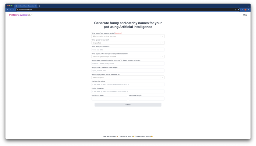 pet-name-wizard-generate-funny-and-catchy-names-for-your-pet-using-ai